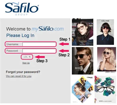 my safilo canada login.